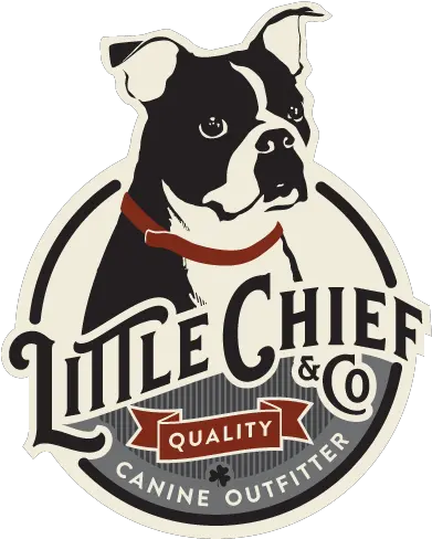 Little Chief Co Boston Terrier Png Dog Logo