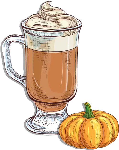 Library Of Pumpkin Drinking Clip Transparent Download Png Pumpkin Pumpkin Spice Png