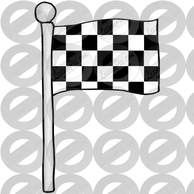 Checkered Flag Picture For Classroom Square Decal Png Checkered Flags Png