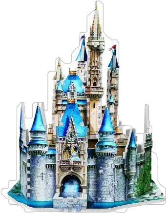 Disneyland Disney Castle Disneycastle Lol Sticker Stick Cinderella 3d Castle Puzzle Png Disney Castle Transparent Background