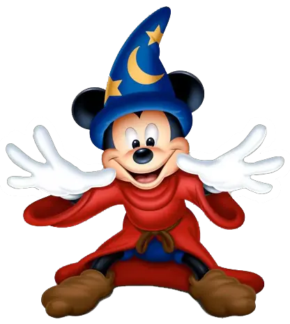 Mickey The Sorcerer Halloween Clipart D23 Expo Png Disney Characters Transparent Background