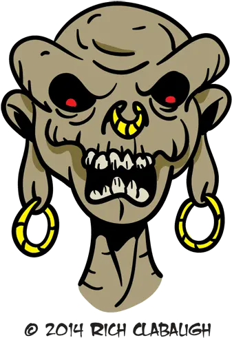 101714 Tribal Demon Monster Faces Clip Art Png Demon Face Png