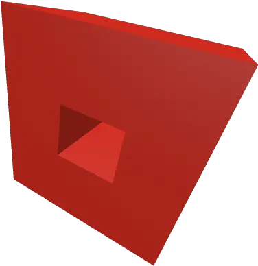 The New Roblox Icon In 3d Red Flag Png Roblox Icon Png