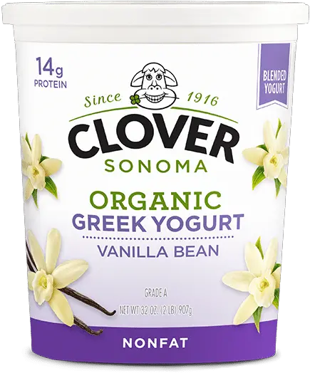 Organic Non Fat Vanilla Bean Greek Balloon Flower Png Vanilla Bean Png