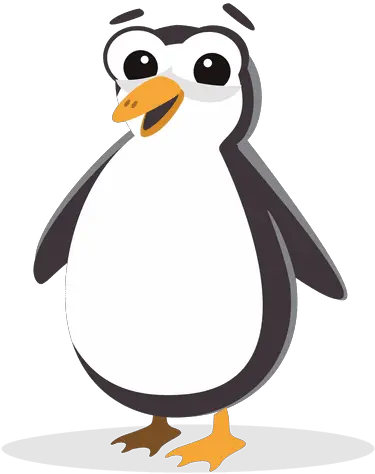 Cartoon Penguin Png Picture Pinguino En Dibujo Penguin Transparent