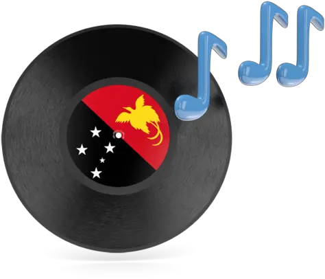 Music Icon Illustration Of Flag Papua New Guinea Papua New Guinea Roundel Png Music Icon Gif