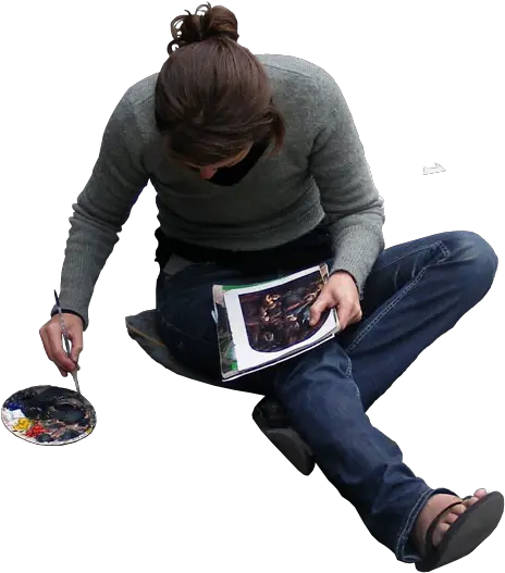 Street Artist Painting Street Artist Png Artist Png