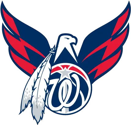 Download Washington City 1 Washington Capitals Eagle Logo Transparent Png Washington Wizards Logo Png