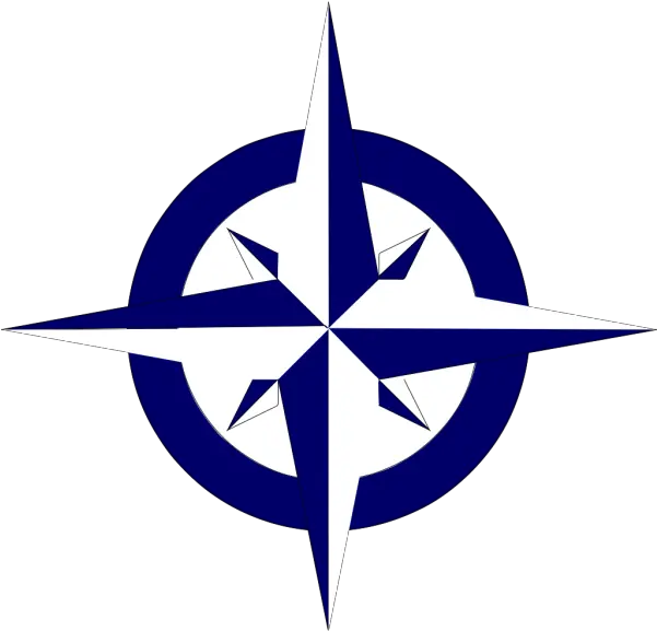 Dark Blue Compass Rose Png Svg Clip Art For Web Download Lake Milton State Park Ohiomap Folder Icon Png Dark Blue