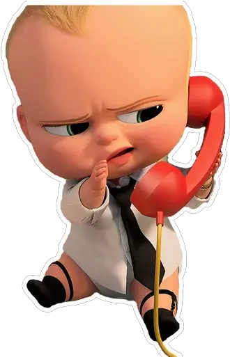 Telegram Sticker Boss Baby Stickers For Whatsapp Png Boss Baby Transparent