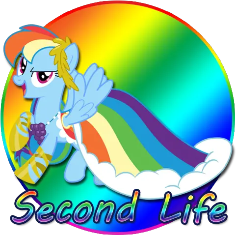 Second Life Icon 326042 Free Icons Library Rainbow Dash De Vestido Png Rainbow Dash Icon