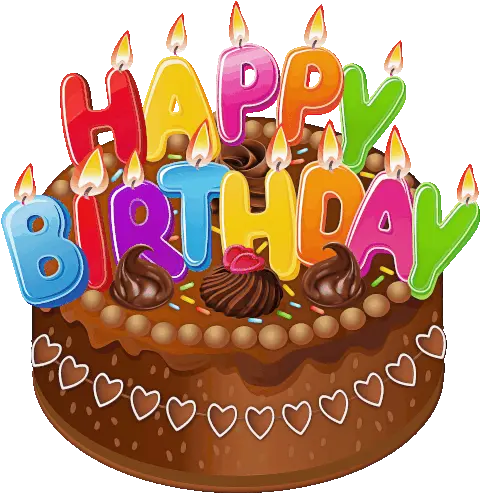 Happy Birthday Greeting Sticker Happy Birthday Happy Birthday Cake Png Facebook Birthday Icon