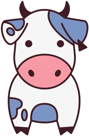 Cute Cow Flat Transparent Png U0026 Svg Vector Cow Cute Png Cute Icon