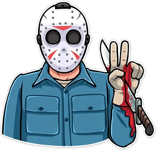 Jason Voorhees Telegram Sticker Telegram Stickers Jason Voorhees Png Jason Voorhees Png