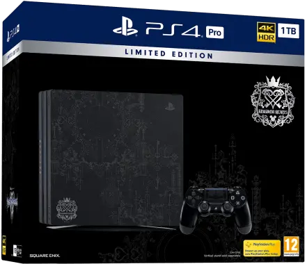 Limited Edition Kingdom Hearts Ps4 Pro 1tb Only At Game Ps4 The Last Of Us Part 2 Png Ps4 Pro Png