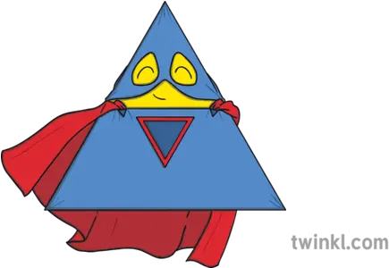 Ks1 Superhero Triangle 2d Shape Maths Super Hero Cape Mask Triangle Png Superman Cape Logo