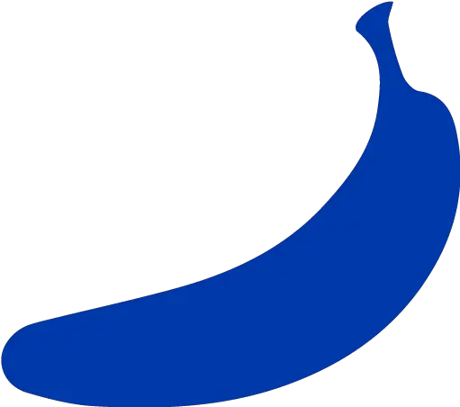 Royal Azure Blue Banana 2 Icon Free Royal Azure Blue Fruit Black Banana Icon Png Banana Transparent