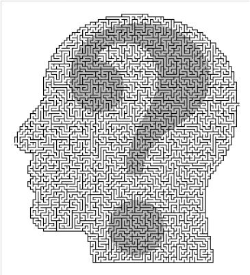 Man Head Maze Openclipart Png Man Head Icon