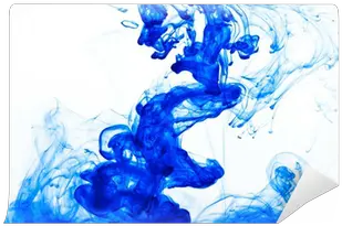 Blue Ink Drop Wall Mural U2022 Pixers We Live To Change Baila En El Agua Png Ink Drop Png