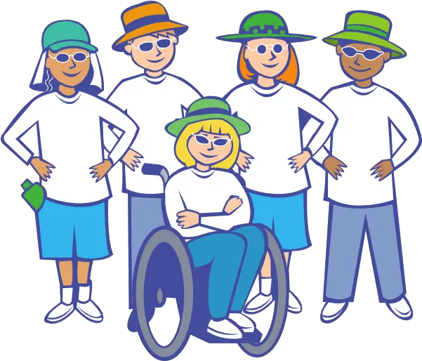 Best Group Of People Clipart 23269 Clipartioncom Person With Disability Clipart Png Group Of People Walking Png