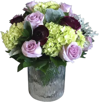 Silver Dreams Bouquet Png Purple Roses Png