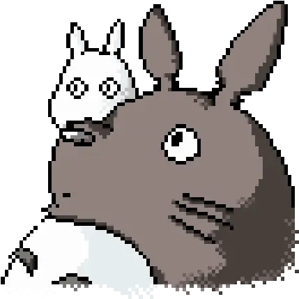 Mermaid Anime Pixel Art Totoro Transparent Pixel Gif Png Cute Icon Gif