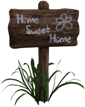 Home Sweet Old Wooden Sign Board Png Home Sweet Home Png