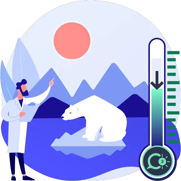 Get To Know Us Co2nsensus Consecuences Green Housse Effect Png Ice Bear Icon