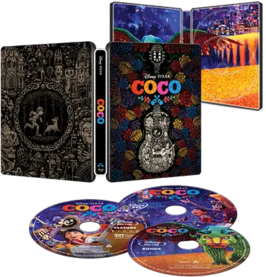 Press Release Bvhe Press Release Coco 4k Uhd Bluray Coco Steelbook Best Buy Png Coco Movie Png