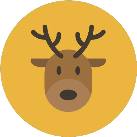 Reindeer Vector Icons Free Download In Svg Png Format Flat Reindeer Icon Reindeer Png