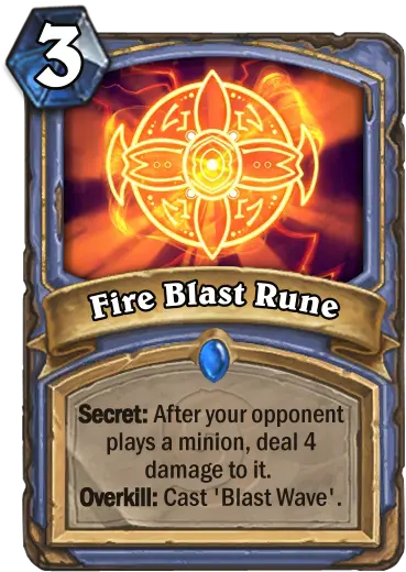 Should I Play Around Fire Blast Rune Or Mirror Entity It Hearthstone Greater Arcane Missiles Png Fire Blast Png