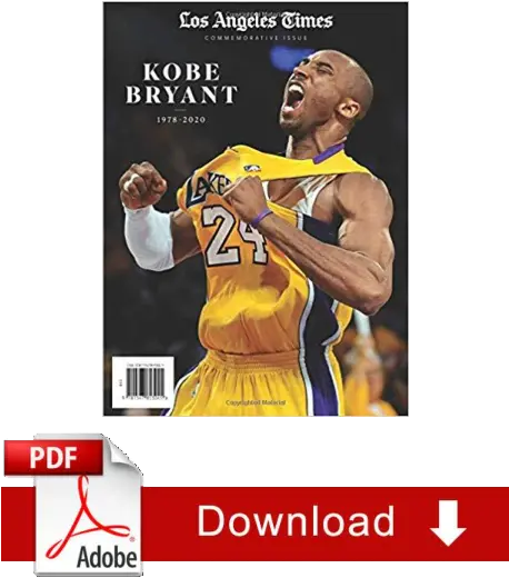 Pdf La Times Kobe Bryant By The Editors Of Los Angeles Times Kobe Magazine Png Kobe Bryant Transparent
