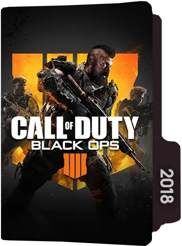 Call Of Duty Black Ops 4 Folder Icon Designbust Call Of Duty Black Ops 4 Cover Png Black Ops 4 Logo Png