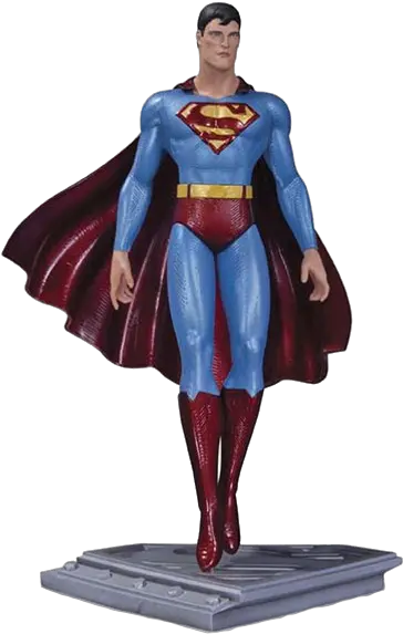 Superman Man Of Steel 9 Statue Moebius And Dc Comics Dc Collectibles Superman Statue Png Man Of Steel Logo Png