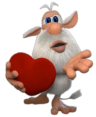Check Out This Transparent Booba Holding Heart Png Image Png Image Booba Png Heart Image Png