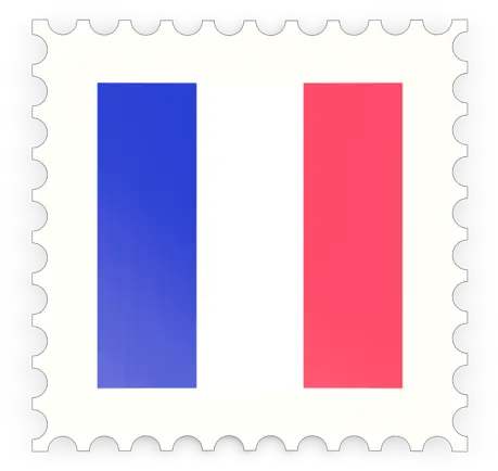Postage Stamp Icon Illustration Of Flag France Dot Png French Flag Icon