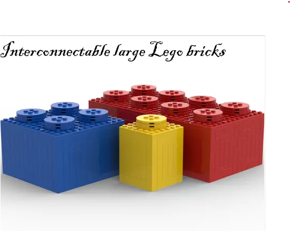 Interconnectable Large Lego Bricks Lego Png Lego Brick Png