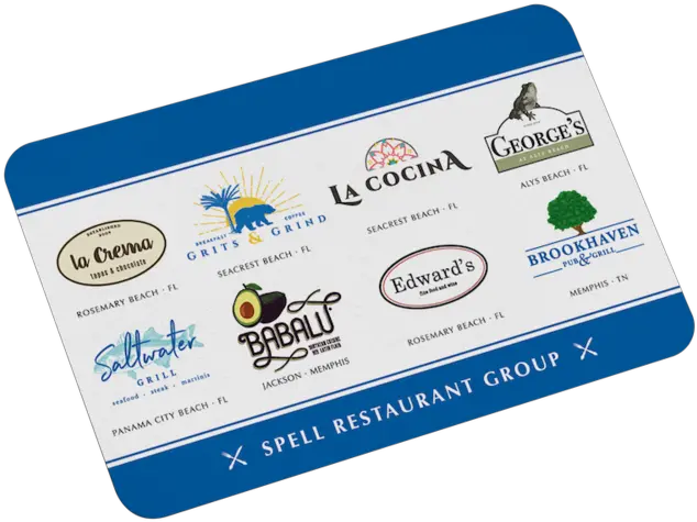 Gift Cards Saltwater Grill Horizontal Png Gift Card Png