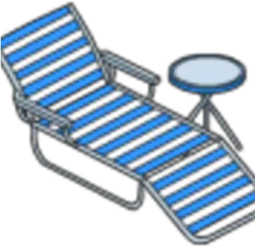 Tapped Out Sunlounger Png Lawn Chair Png