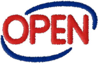 Neon Open Sign U2013 Imperial Headwear Circle Png Open Sign Png
