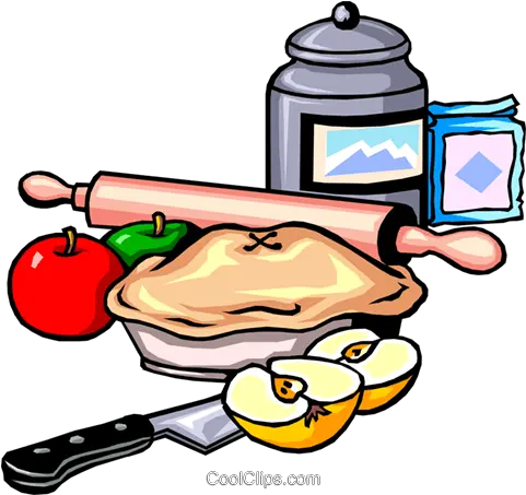 Download Hd Apple Pie Ingredients Baking Supplies Clip Art Png Pie Clipart Png