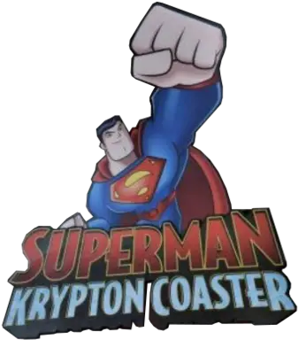 Superman Krypton Coaster Six Flags Mexico Logopedia Fandom Superman Six Flags Logo Png Superman Icon Png