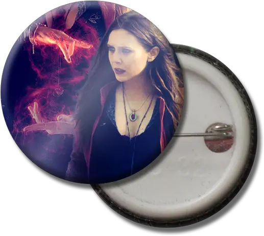 Scarlet Witch Button Pin Button Png Scarlet Witch Transparent