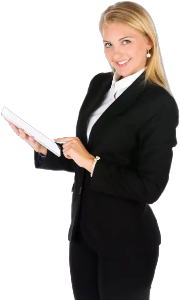 Business Woman And A Tablet Free Stock Photo Public Domain Business Woman Tablet Png File Tablet Transparent Background