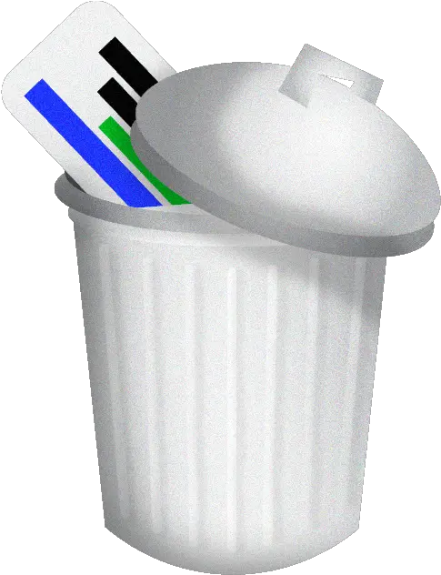 Trash Can With Google Adwords Ad Paper Png Trashcan Png