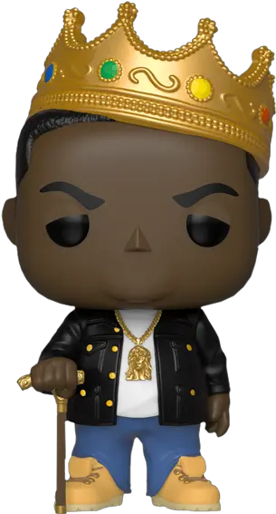 Notorious Big Notorious Big With Crown Pop Vinyl Figurine Pop Notorious Big Png Game Of Thrones Crown Png
