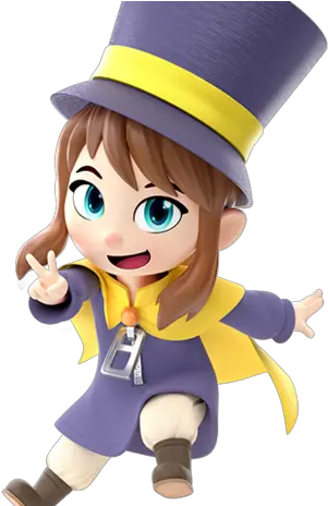 Hat Kid Hat In Time Hat Kid And Bow Kid Png Hat Kid Png
