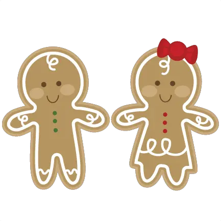 Gingerbread Couple Svg Cutting File Man Cut Gingerbread Man Svg Png Gingerbread Man Png