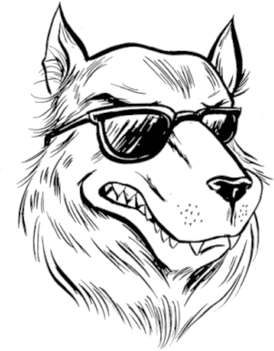 Mike Hindert Sketch Png Wolf Logo