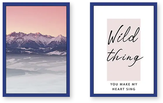 Wild Thing Quote With Mountains Set Of 2 Frames Summit Png Mountains Transparent